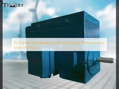3kv مقناطیس دائمی موتور هم زمان 3 مرحله PMSM موتور 60 قطب