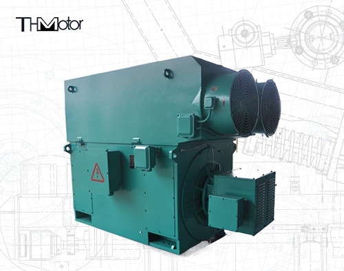 400-6000kw محدوده قدرت موتورهای الکتریکی ولتاژ بالا با روش خنک کننده IC411 ولتاژ 6000v-11000v